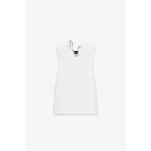 ZARA JEWEL DETAIL SHORT DRESS